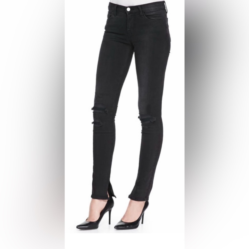 J Brand Rail Skinny Jeans in Break Up Wash. Size 29